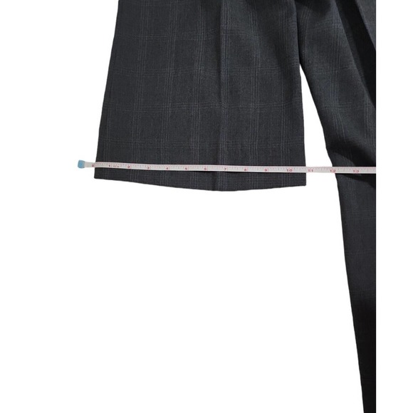 Theory Womens Gray Windowpane Dress Pants RN# 98406 Size 4 Workwear Slacks USA - Picture 10 of 12
